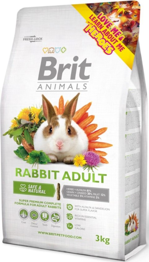 Brit Brit Animals Rabbit Adult Complete 1,5kg