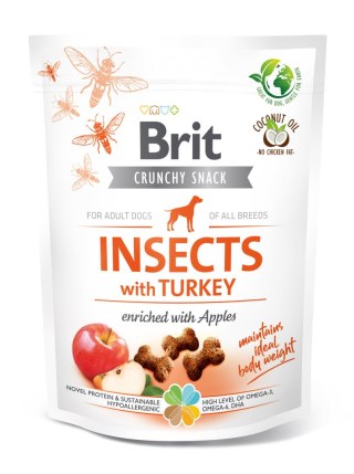 Brit Brit Care Dog Crunchy Cracker Insects Rich In Turkey 200g