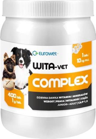 Eurowet Eurowet Wita-Vet Junior +Aldut 400tab