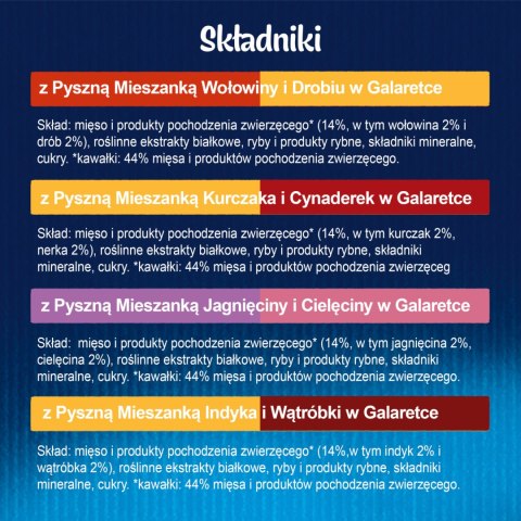 Felix Felix Duo Wiejskie Smaki W Galaretce Z Mięsem 12x85g