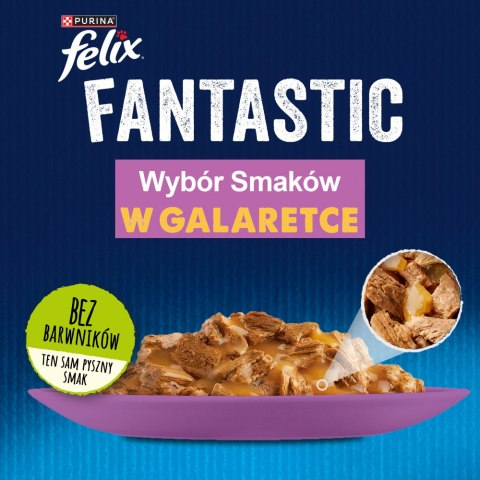 Felix Felix Fantastic Mix Mięsny W Galaretce 44x85g