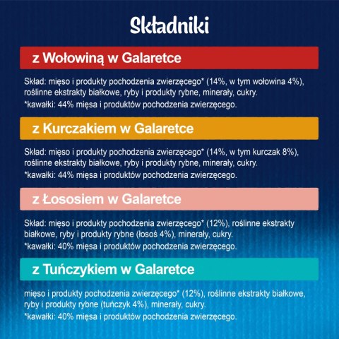 Felix Felix Fantastic Mix Mięsny W Galaretce 44x85g