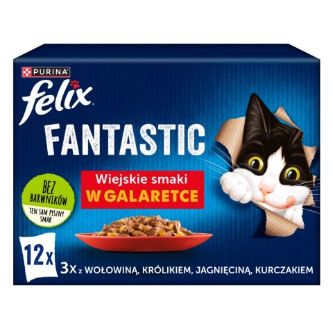 Felix Felix Fantastic Wiejskie Smaki W Galaretce 12x85g