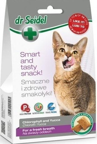 Laboratorium DermaPharm Laboratorium DermaPharm Dr Seidel Smakołyki Na Świeży Oddech Dla Kota 50g