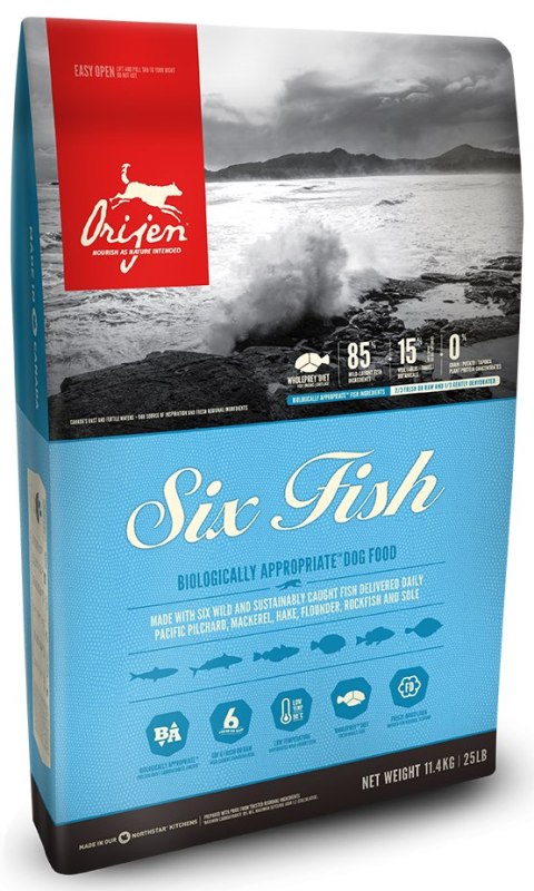 Orijen Six Fish Dog 11,4kg