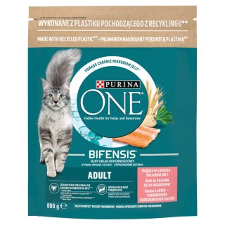 PURINA ONE Purina One Cat Adult Karma Z Łososiem Dla Kota 800g