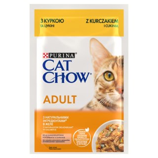 Purina Cat Chow Purina Cat Chow Adult Kurczak I Cukinia 85g
