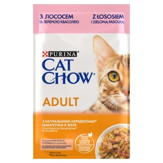 Purina Cat Chow Purina Cat Chow Adult Łosoś I Zielona Fasolka 85g