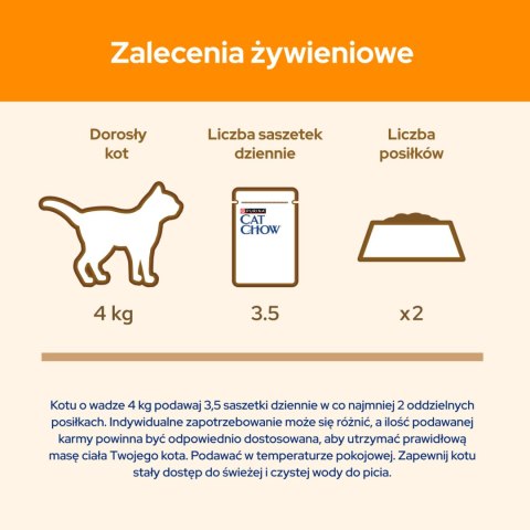 Purina Cat Chow Purina Cat Chow Adult Wołowina Z Bakłażanem 85g