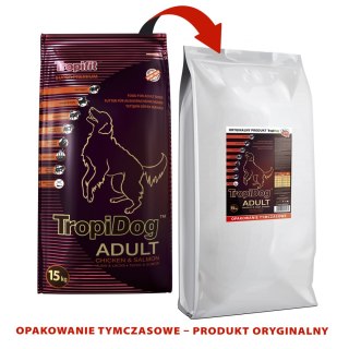 Tropidog Tropidog Super Premium Adult Medium & Large Breed Kurczak I Łosoś 15kg