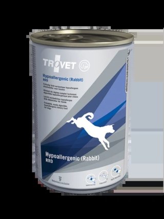 Trovet TROVET RRD Hypoallergenic - Rabbit (dla psa) 400g - puszka