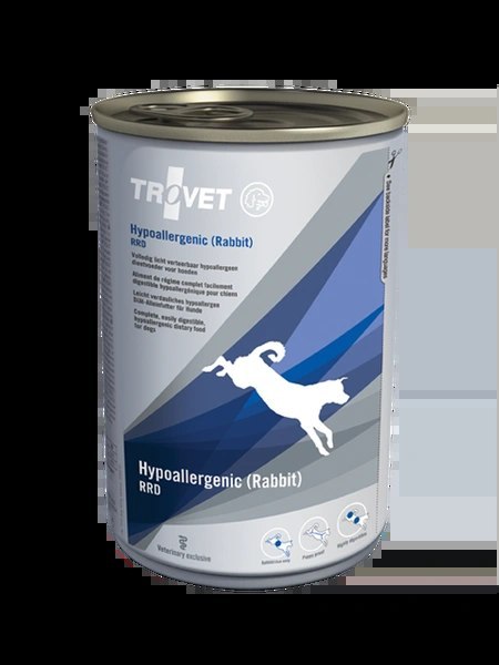Trovet TROVET RRD Hypoallergenic - Rabbit (dla psa) 400g - puszka