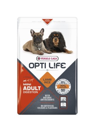 Versele-Laga Versele-Laga Opti Life Adult Digestion Mini Z Jagnięcina I Ryżem 2,5kg
