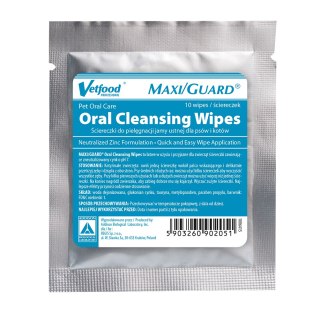 Vetfood VETFOOD Maxi/Guard Oral Cleansing Wipes 10szt