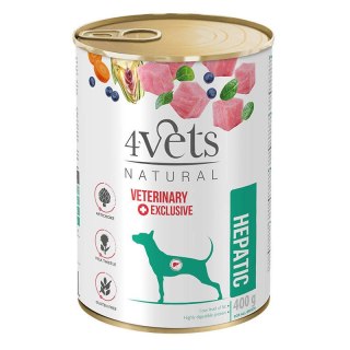 4Vets Natural Dolina Noteci 4Vets Hepatic Dla Psów 400g