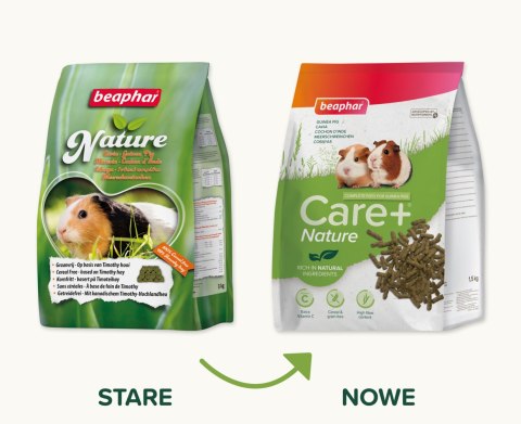 BEAPHAR BEAPHAR Care+ Guinea Pig Karma Super Premium Dla Świnek Morskich 1,5kg