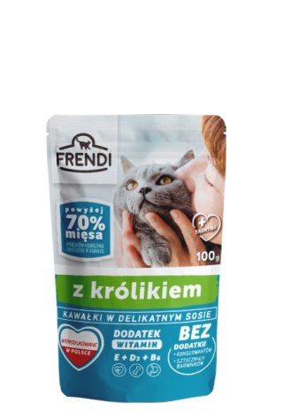 Frendi Frendi Kawałki W Delikatnym Sosie Z Królikiem 100g