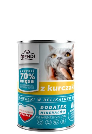 Frendi Frendi Kawałki W Delikatnym Sosie Z Kurczakiem 400g