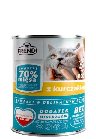 Frendi Frendi Kawałki W Delikatnym Sosie Z Kurczakiem 800g