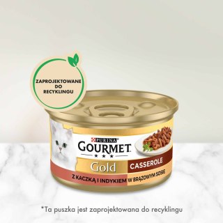 Gourmet Purina Gourmet Gold kaczka/indyk w sosie 85g