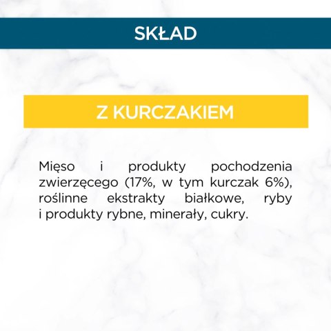 Purina Gourmet Perle Karma dla kotów mini fileciki w sosie z kurczakiem 85 g