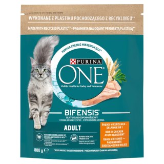 PURINA ONE Purina One Cat Adult Z Kurczakiem Dla Kota 800g