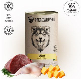 Paka Zwierzaka Paka Zwierzaka Królik I Dzik Z Dynią 400g