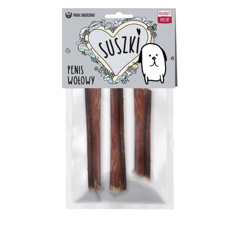 Paka Zwierzaka Paka Zwierzaka Suszki Penis Wołowy 12cm 3szt