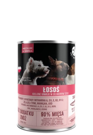 Pet Republic PetRepublic Łosoś Krojone Kawałki W Delikatnym Sosie 400g