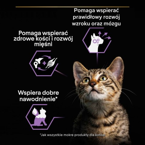 Purina Pro Plan Purina Pro Plan Kitten Nutrisavour Indyk 85g