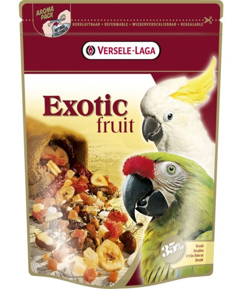 Versele-Laga Versele-Laga Exotic Fruit Pokarm Z Owocami Dla Dużych Papug 600g
