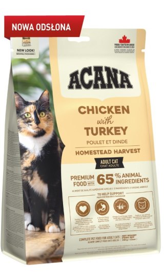 Acana ACANA Homestead Harvest Cat 340g - sucha karma pełnoporcjowa dla kotów dorosłych