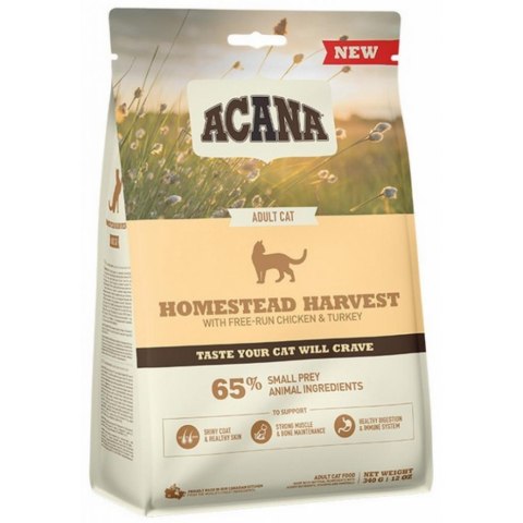 Acana ACANA Homestead Harvest Cat 340g - sucha karma pełnoporcjowa dla kotów dorosłych