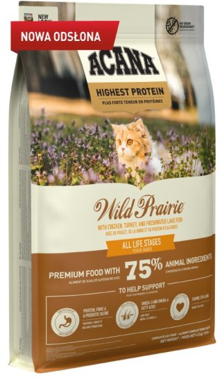 Acana ACANA Wild Prairie Cat - Sucha karma dla kotów, 4,5 kg