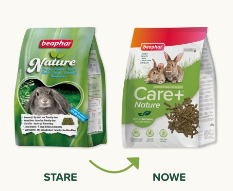 BEAPHAR BEAPHAR Care+ Rabbit Senior Karma Super Premium Dla Królików Seniorów 1,5kg