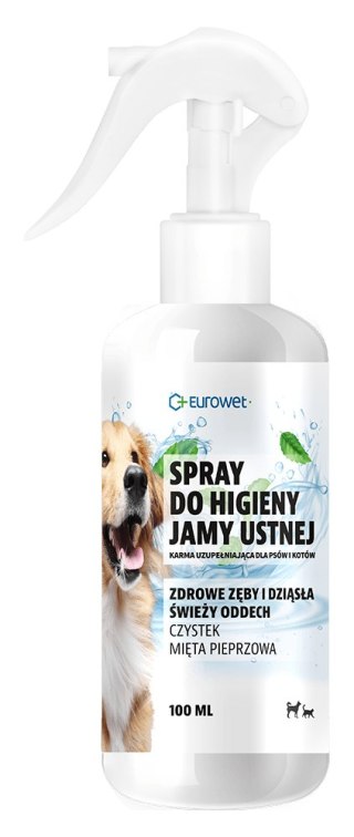 Eurowet Eurowet Spray Do Higieny Jamy Ustnej Z Czystkiem I Miętą Pieprzową 100ml