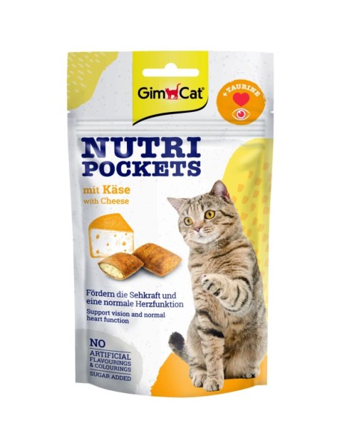 Gimborn GIMCAT NUTRI POCKETS Przysmak z serem 60g
