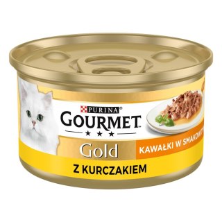 Gourmet Purina Gourmet Gold Sauce Delight z kurczakiem 85g