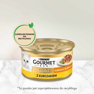 Gourmet Purina Gourmet Gold Sauce Delight z kurczakiem 85g