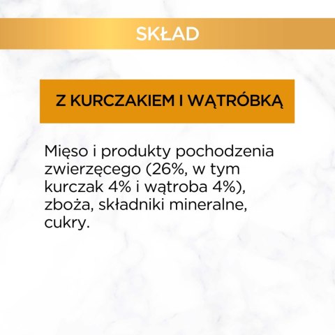 Gourmet Purina Gourmet Gold kurczak/ wątróbka w sosie 85g