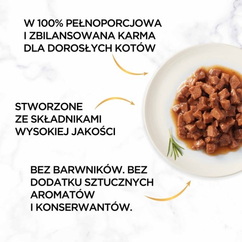 Gourmet Purina Gourmet Gold łosoś/ kurczak w sosie 85g