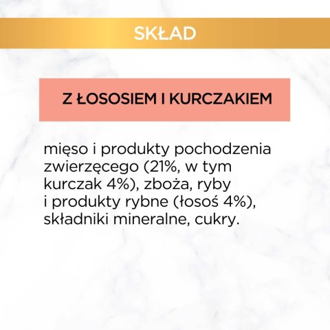 Gourmet Purina Gourmet Gold łosoś/ kurczak w sosie 85g