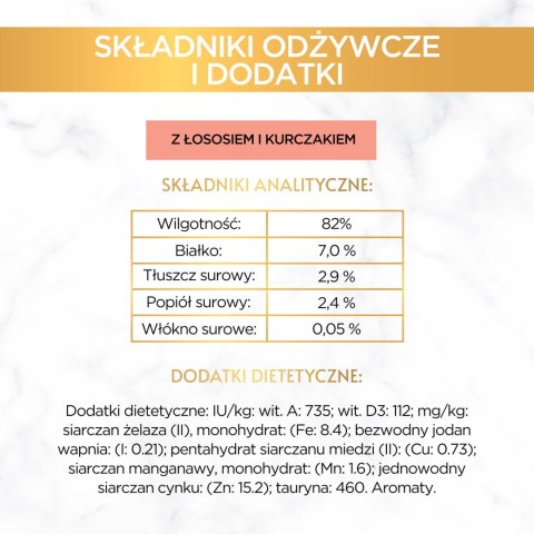 Gourmet Purina Gourmet Gold łosoś/ kurczak w sosie 85g