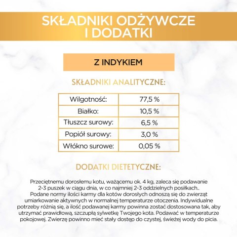 Gourmet Purina Gourmet Gold mus z indykiem 85g