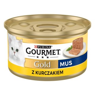 Gourmet Purina Gourmet Gold mus z kurczakiem 85g