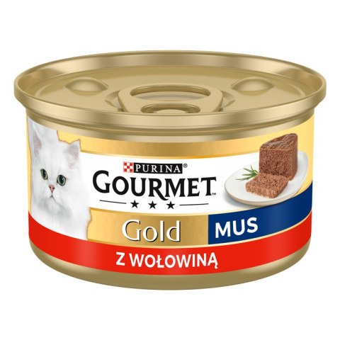 Gourmet Purina Gourmet Gold mus z wołowiną 85g