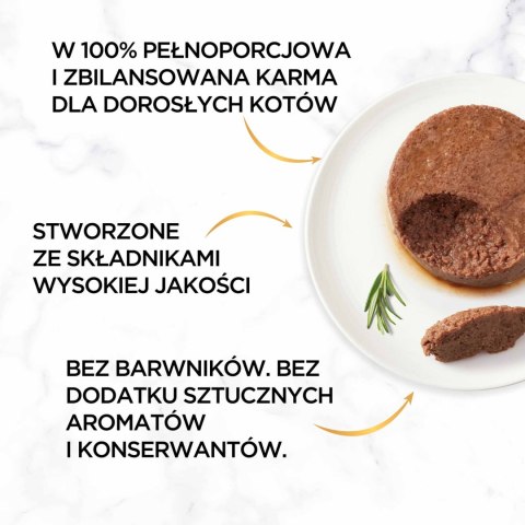 Gourmet Purina Gourmet Gold mus z wołowiną 85g