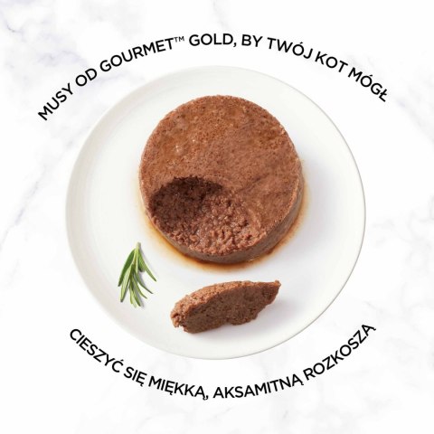 Gourmet Purina Gourmet Gold mus z wołowiną 85g