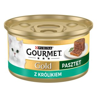 Gourmet Purina Gourmet Gold pasztet z królikiem 85g