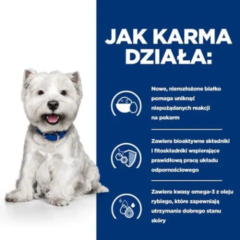 Hills Hill's PD Prescription Diet Canine Derm Complete Mini 1kg